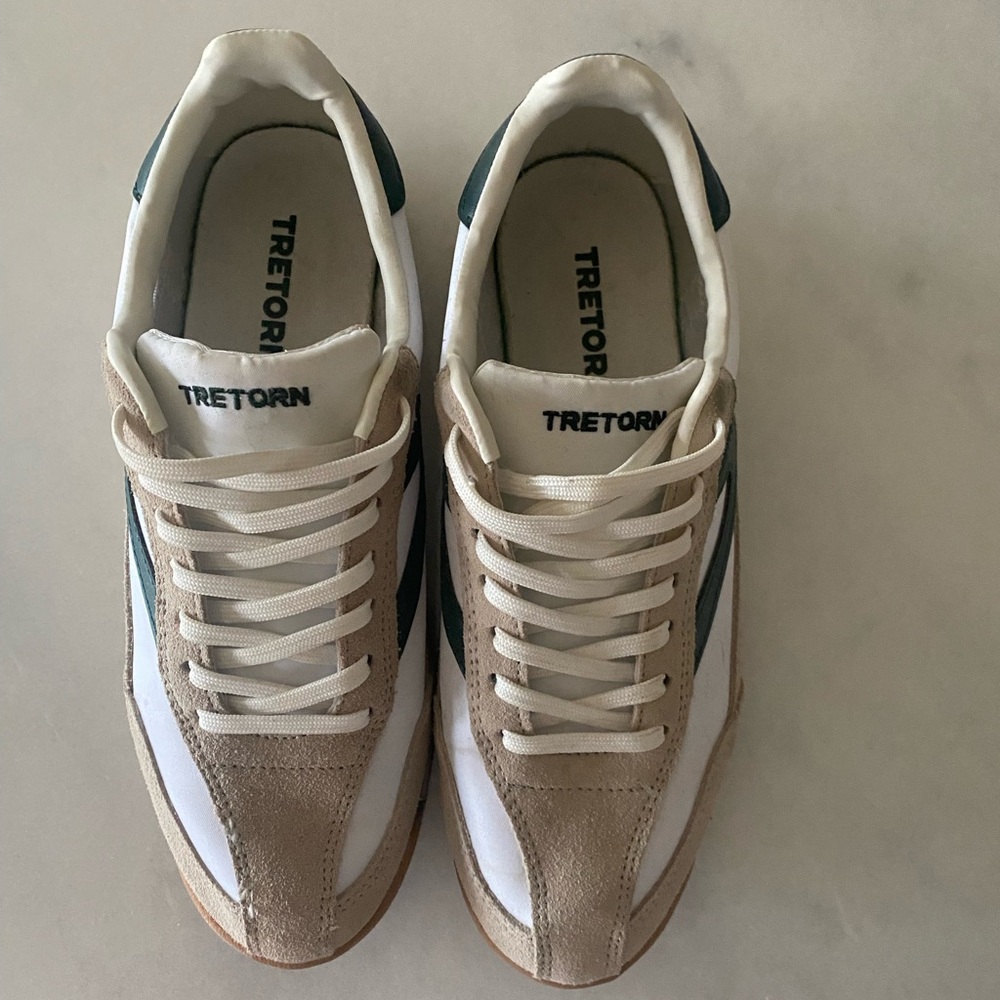 Tretorn women White and Tan Sneakers